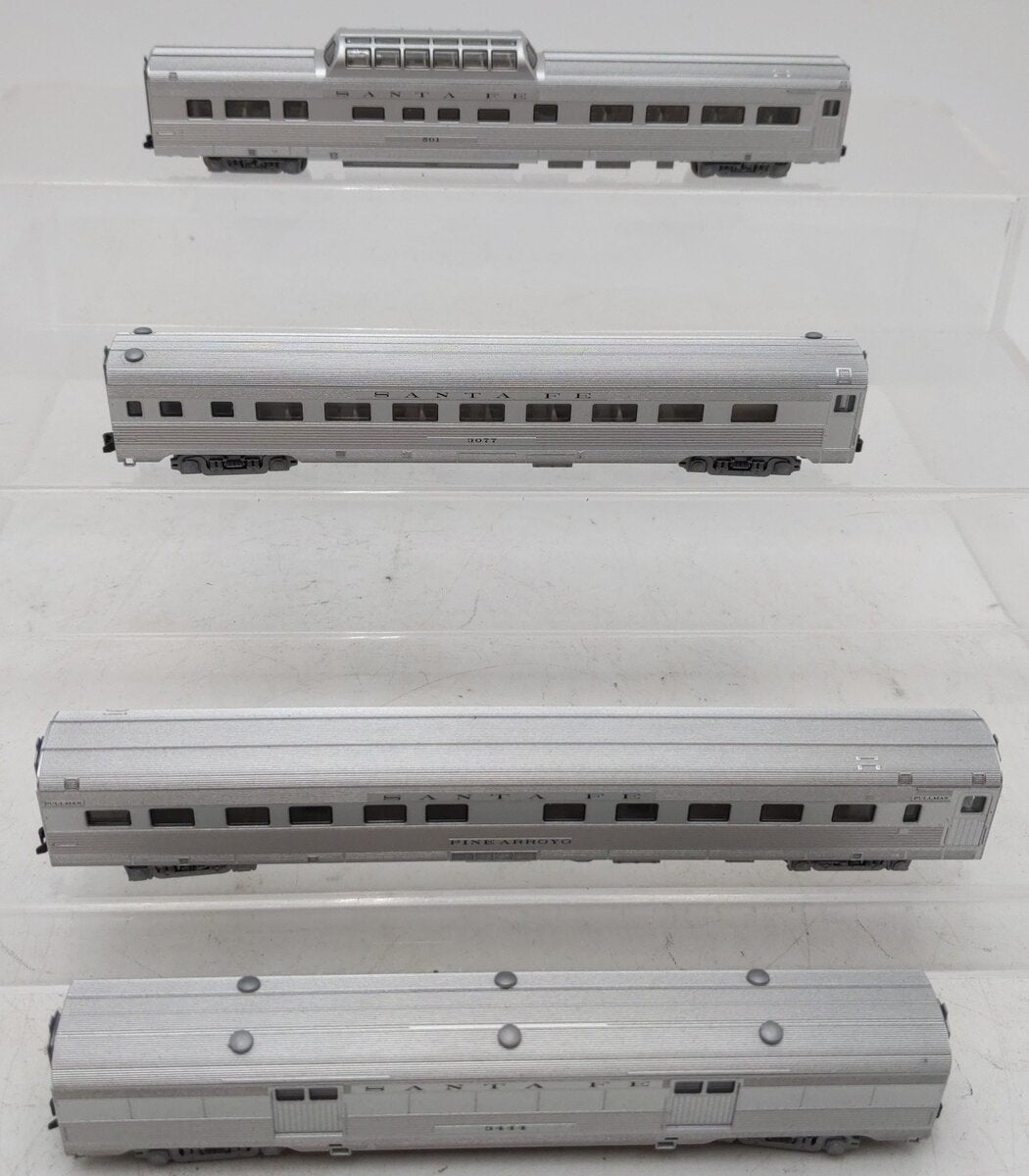 Kato 106-078 N Scale Santa Fe Super Chief' Passenger Set (4) LN/Box