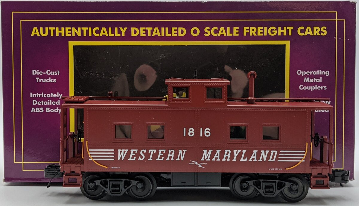 MTH 20-91368 Western Maryland Center Cupola Steel Caboose NIB