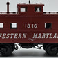 MTH 20-91368 Western Maryland Center Cupola Steel Caboose NIB