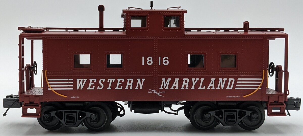 MTH 20-91368 Western Maryland Center Cupola Steel Caboose NIB