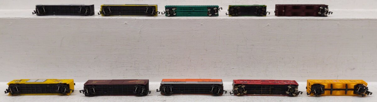 BevBel & Other N Scale Assorted Freight Cars [10] VG/Box
