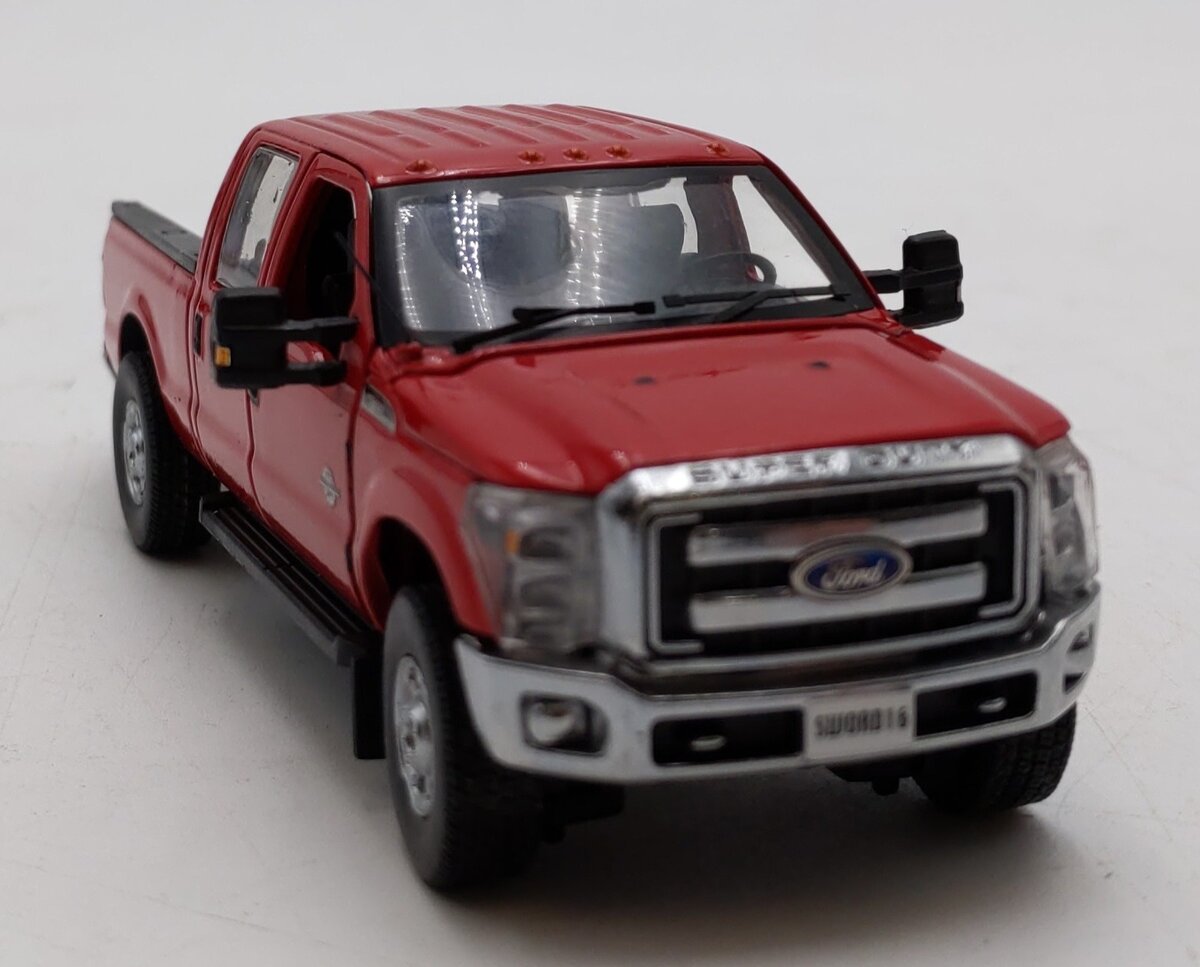 Sword Models SW1200-R Ford F250 Pickup Truck - Red/Chrome LN/Box