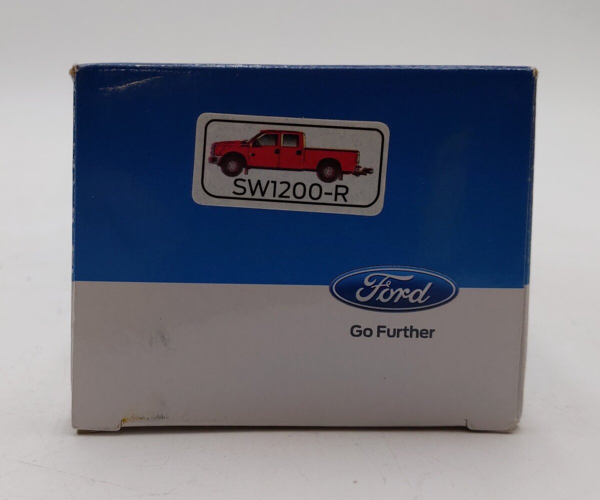 Sword Models SW1200-R Ford F250 Pickup Truck - Red/Chrome LN/Box