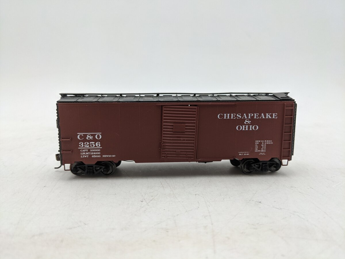 Branchline 8003 HO AAR 40' Chesapeake & Ohio Box Car #3256 Kit EX/Box