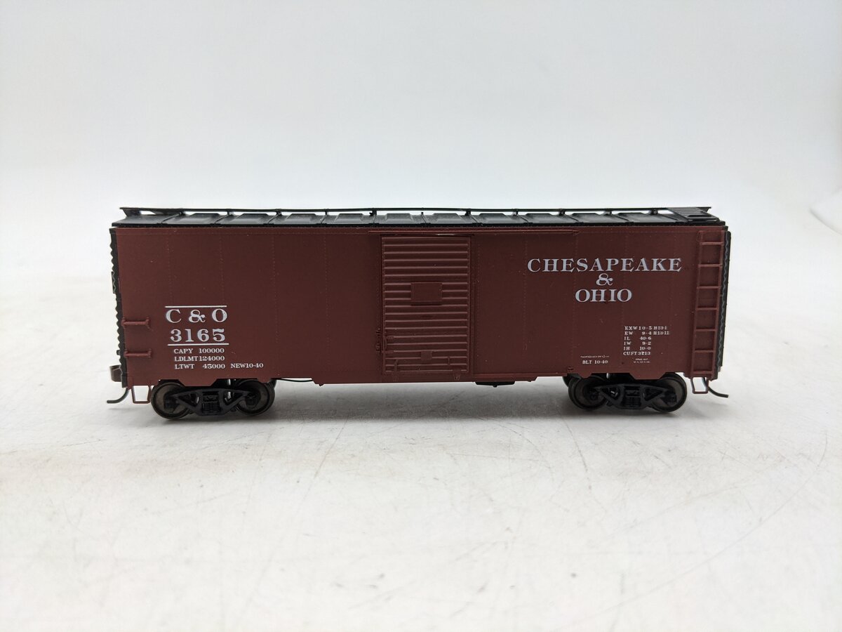 Branchline 8003 HO AAR 40' Chesapeake & Ohio Box Car #3165 Kit EX/Box