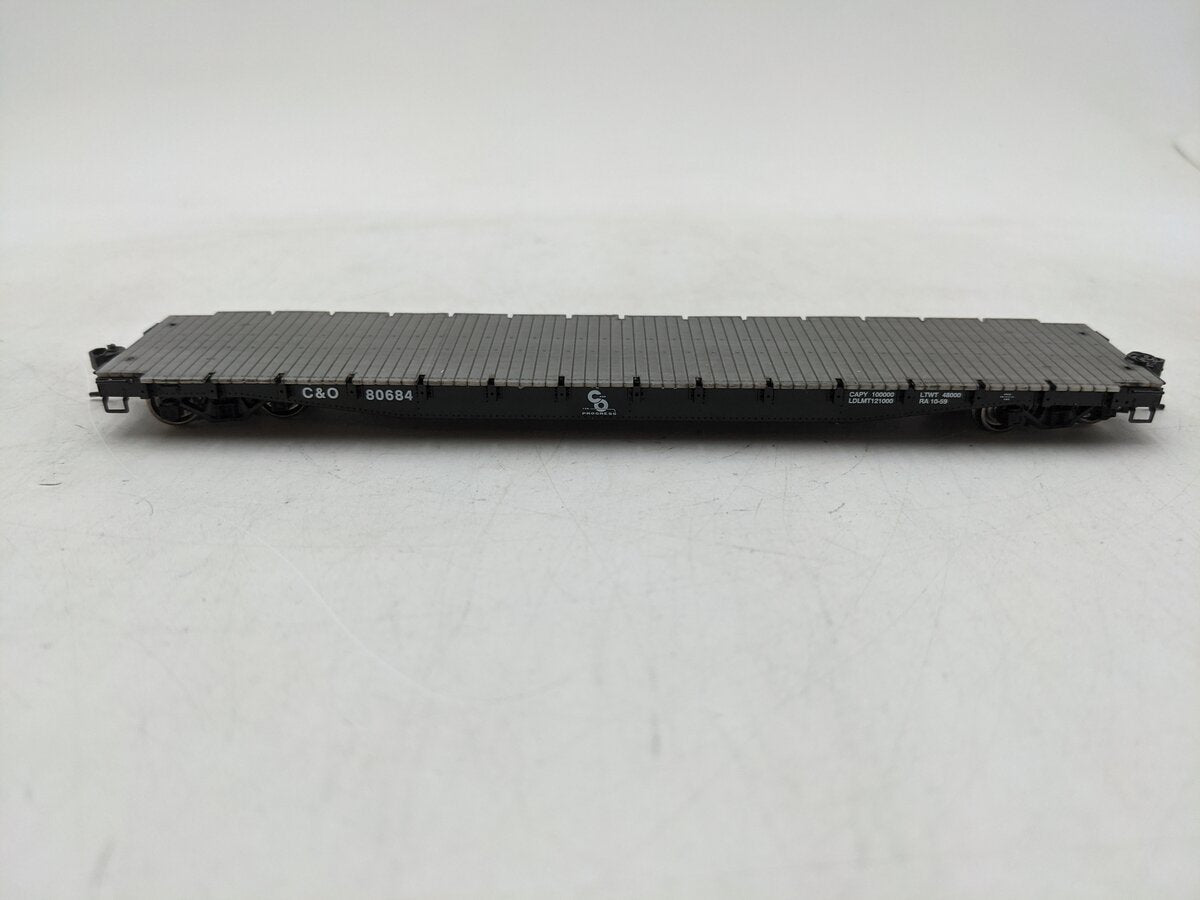 Proto 2000 30602 HO Chesapeake & Ohio 50 Ton Flatcar #80684 EX/Box