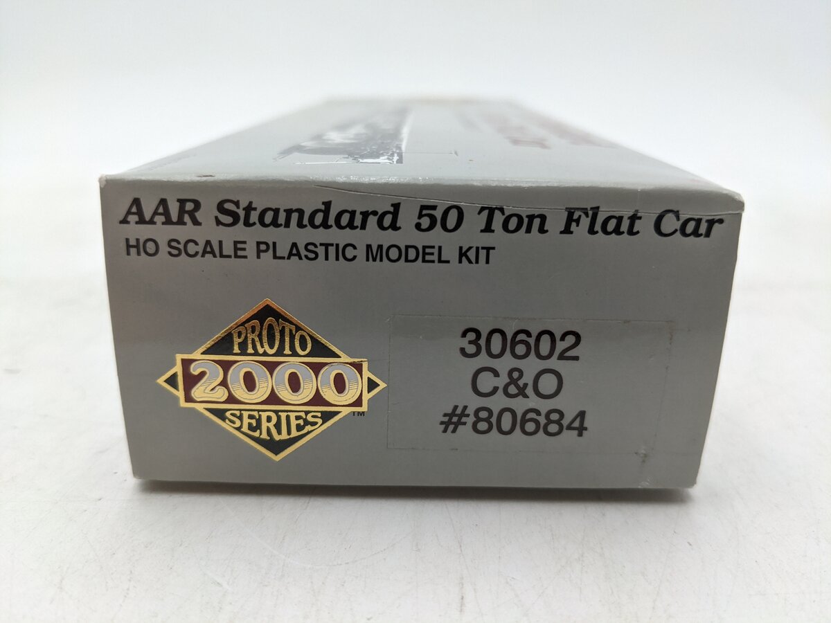 Proto 2000 30602 HO Chesapeake & Ohio 50 Ton Flatcar #80684 EX/Box