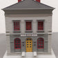 MTH 30-9099 O Gray & Maroon Police Station Assembled Building LN
