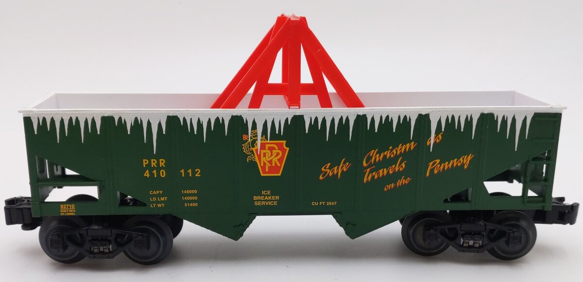 Lionel 6-82710 O Pennsylvania Christmas Ice Breaker Hopper LN/Box