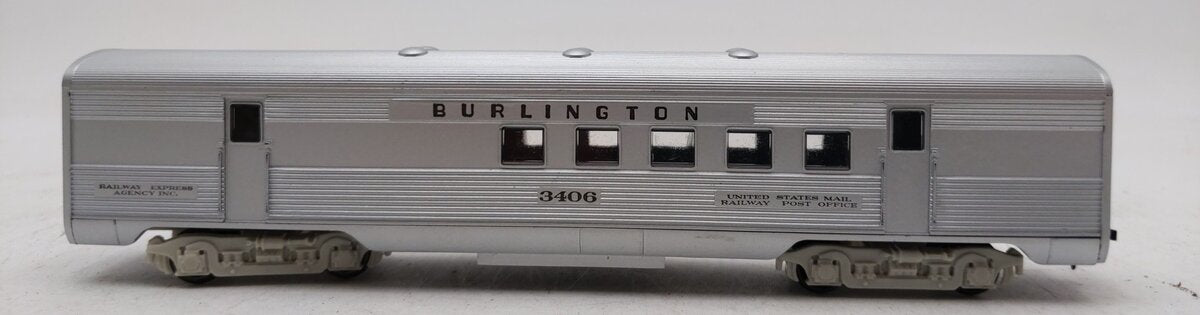 Athearn 1803 HO Scale Chicago Burlington & Quincy RPO Kit-Assembled EX/Box