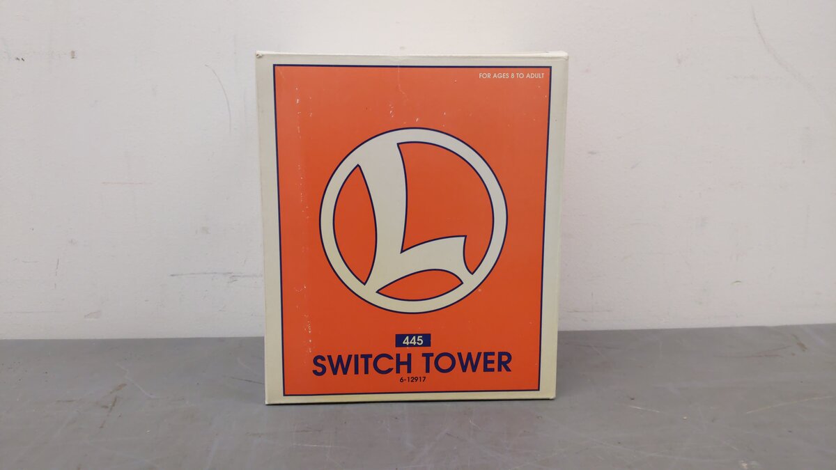 Lionel 6-12917 No. 445 Animated Switch Tower EX/Box