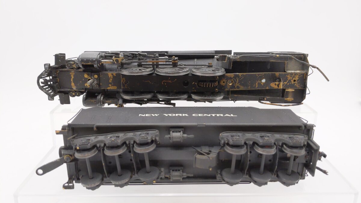 Generic S Scale Brass NYC J-3 4-6-4 Hudson Steam Locomotive #5439 VG