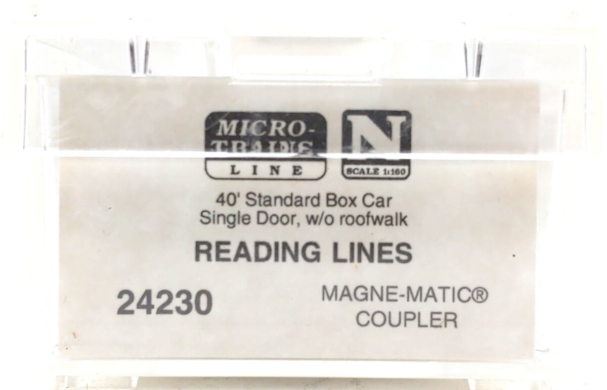Micro-Trains 02400230 N Scale Reading 40' Standard Single Door Boxcar #106007 LN/Box