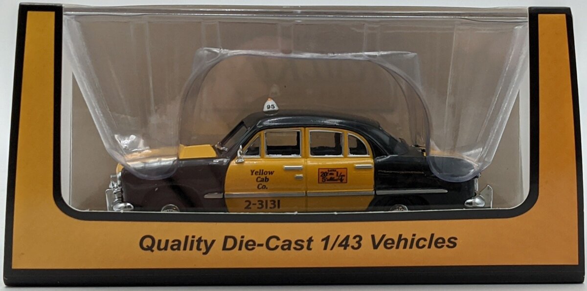 MTH 30-50076 1:43 1949 Ford 4-Door Taxi/Yellow Cab Co. NIB