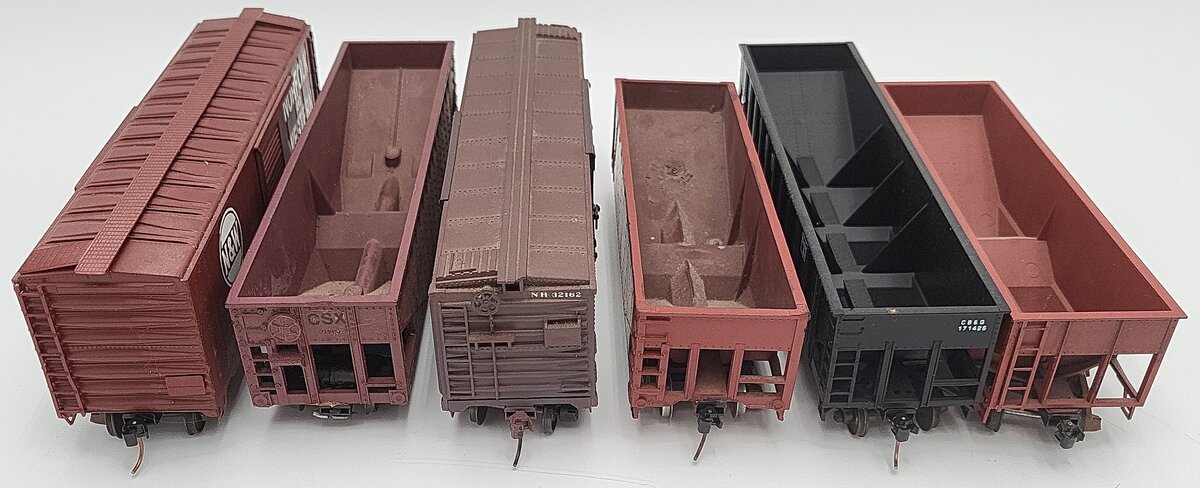 American Models, American Flyer, & Other S Scale Freight Cars [6] VG