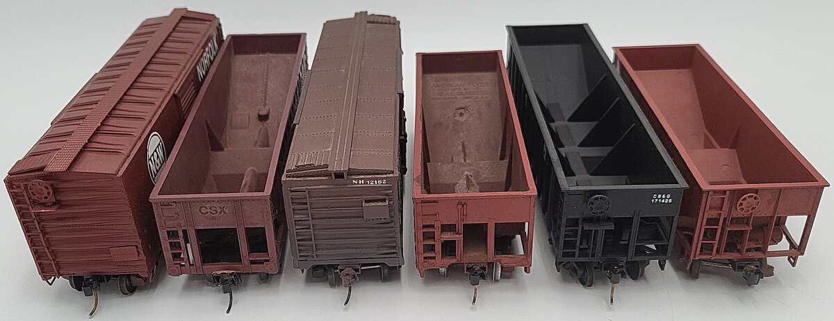 American Models, American Flyer, & Other S Scale Freight Cars [6] VG