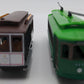 HO Scale 2 Classic Streetcars Trolly Car Set EX/Box