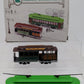 HO Scale 2 Classic Streetcars Trolly Car Set EX/Box