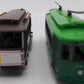 HO Scale 2 Classic Streetcars Trolly Car Set EX/Box