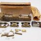 Generic Brass S Scale Steam Locomotive & Tender Kit EX
