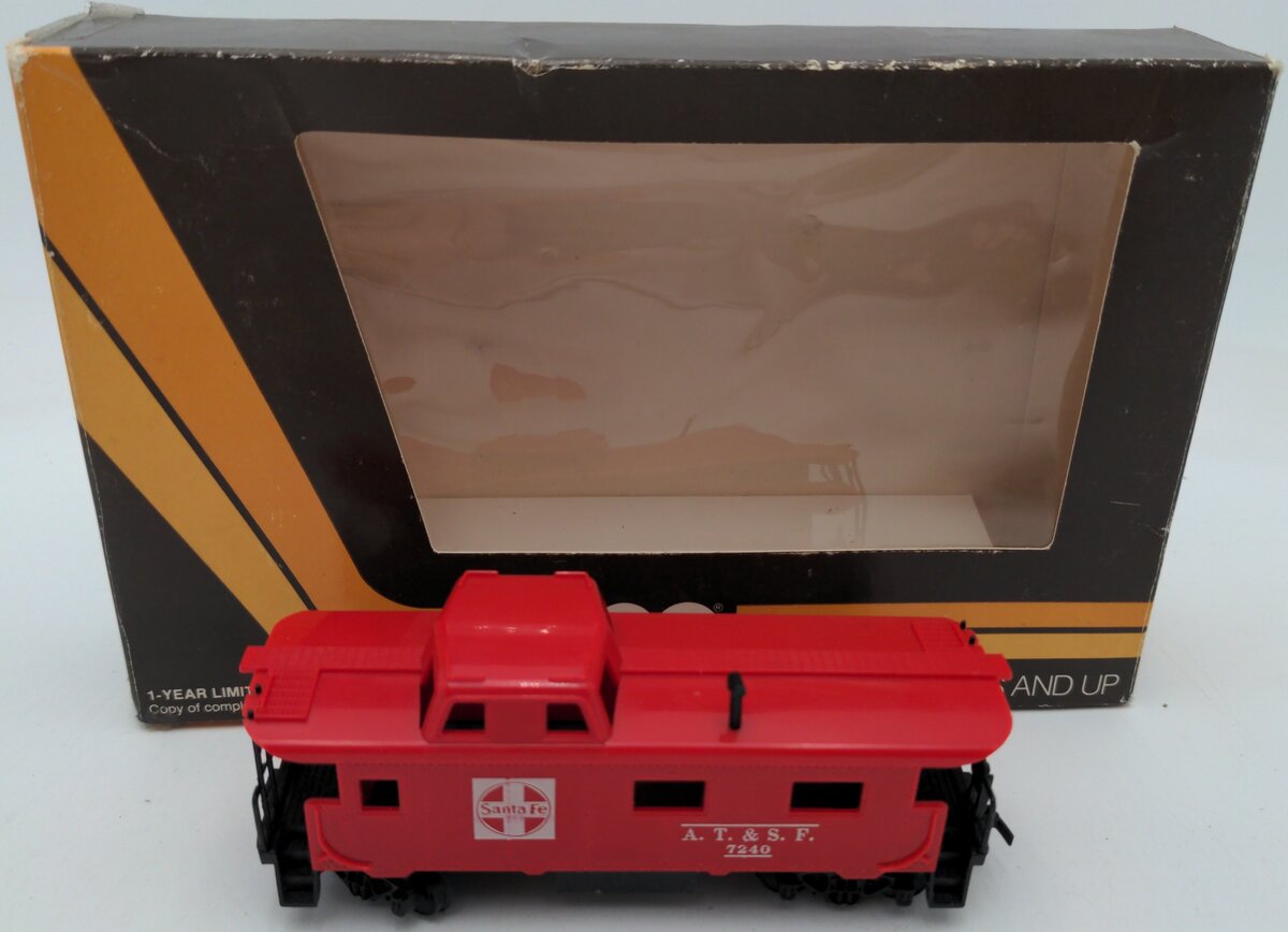 Tyco 7240 HO Scale Santa Fe Caboose #7240 EX/Box