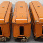 Lionel Vintage O Gauge Prewar Orange Passenger Cars: 606, 605, 605