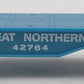 Tyco 42764 HO Scale Great Northern Flatcar VG/Box