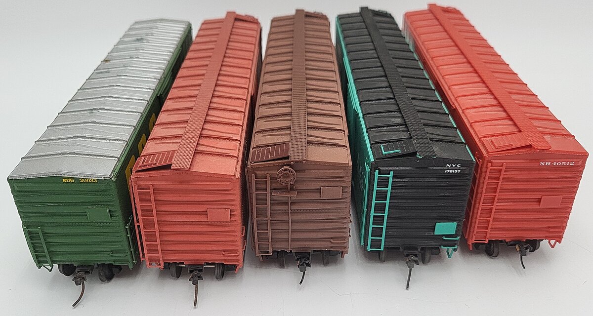 Pacific Rail & Other S Scale Assorted Freight Cars: 20033, 35269, 40512 [5] EX