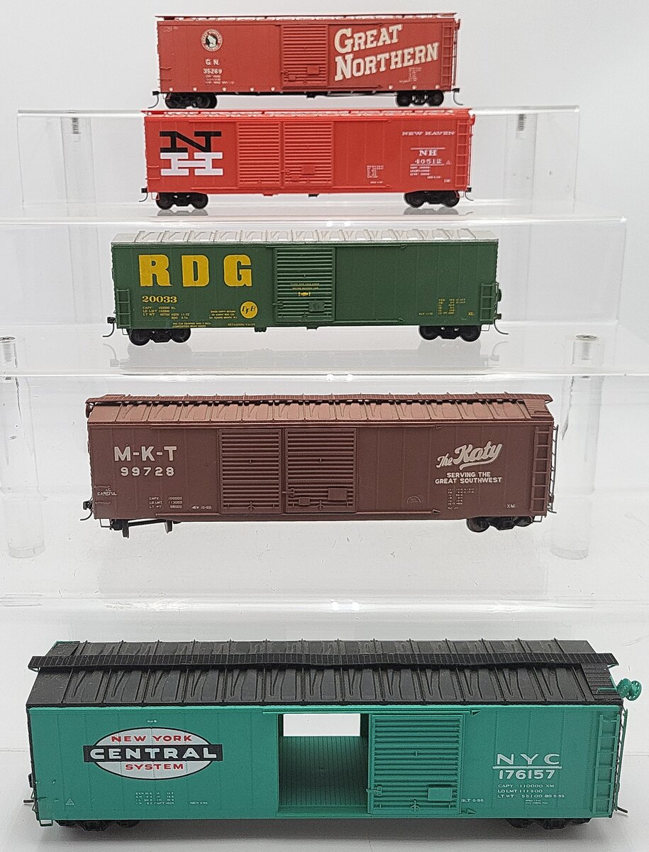 Pacific Rail & Other S Scale Assorted Freight Cars: 20033, 35269, 40512 [5] EX