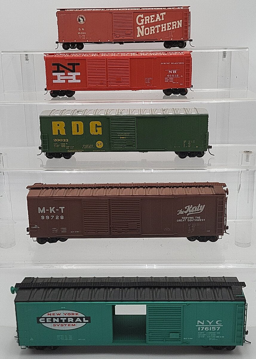 Pacific Rail & Other S Scale Assorted Freight Cars: 20033, 35269, 40512 [5] EX