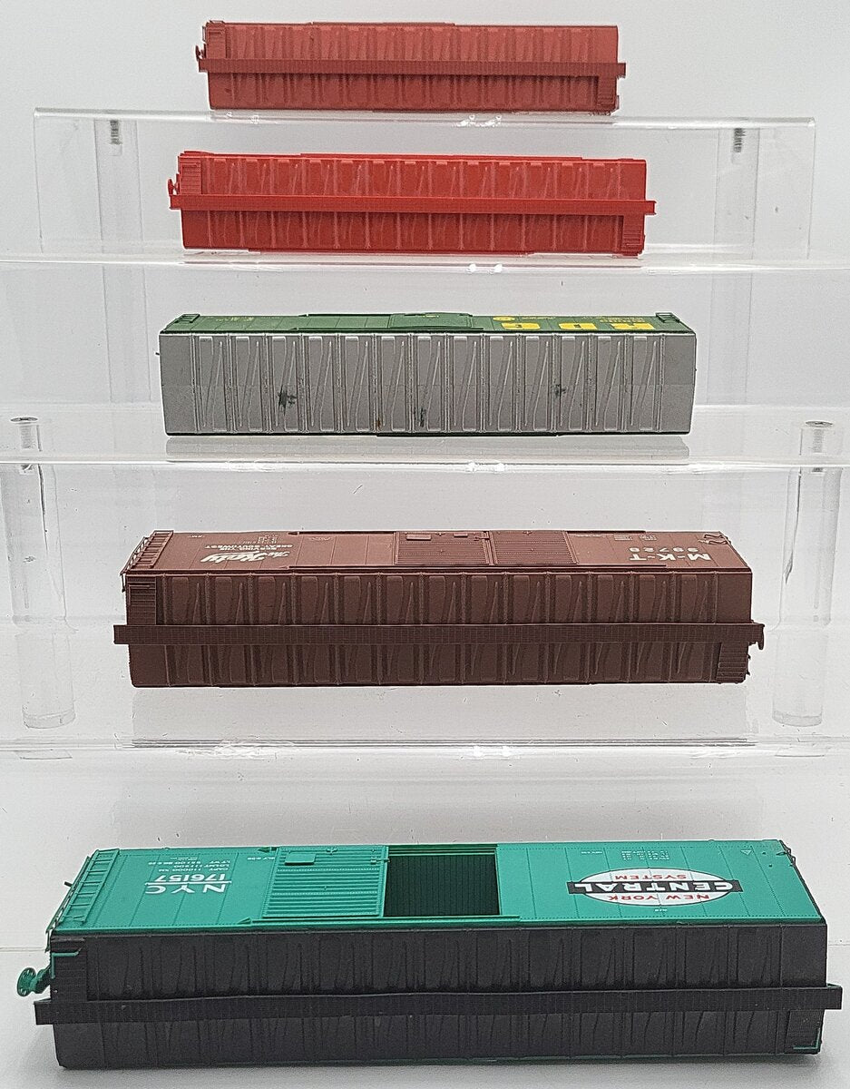 Pacific Rail & Other S Scale Assorted Freight Cars: 20033, 35269, 40512 [5] EX