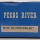 Pecos HR-0105-1 O Gauge Custom Southern Double Door Hi-Rail Boxcar - 3 Rail EX/Box