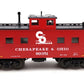 MTH 20-91408 O Chesapeake & Ohio Steel Caboose #90351 NIB