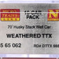 Micro-Trains 13565062 N TTX Weathered 70' Husky Stack Well Car w/48' Well #56869 LN/Box
