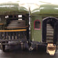 Ives Vintage Standard Gauge Olive Green Passenger Cars: 184, 186 [2]