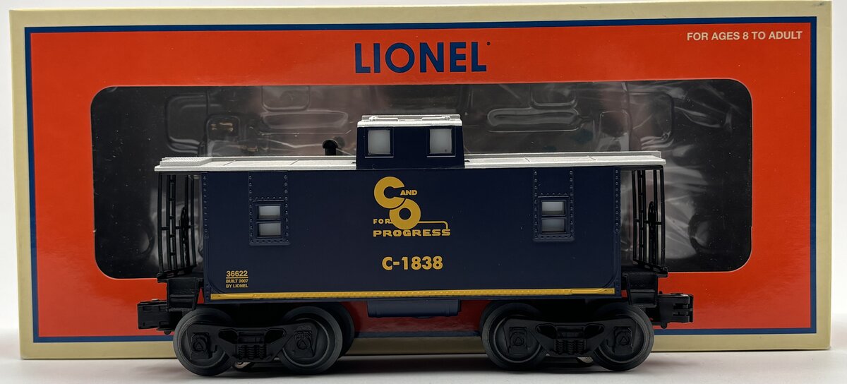 Lionel 6-36622 Chesapeake & Ohio Illuminated Caboose LN/Box