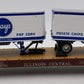 MTH 20-95594 O Illinois Central Flat Car w/ PUP Trailers #62791 EX/Box