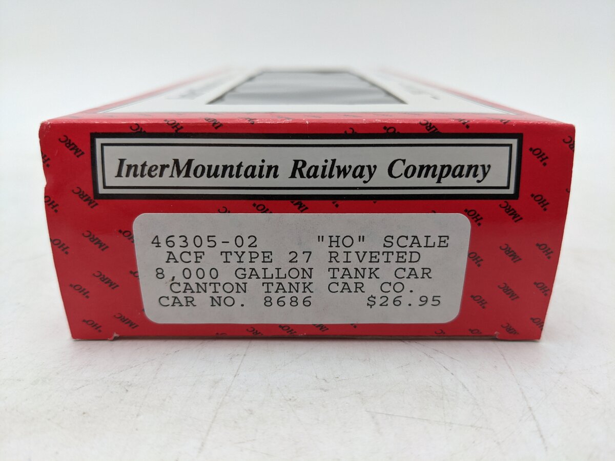 InterMountain 46305-02 HO CTTX 8000 Gallon Tank Car Canton Tank Car EX/Box