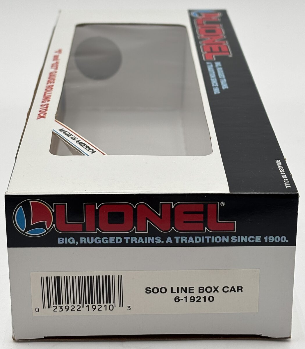 Lionel 6-19210 O Gauge Soo Line Boxcar EX/Box