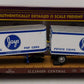 MTH 20-95594 O Illinois Central Flat Car W/ PUP Trailers 62791 LN/Box