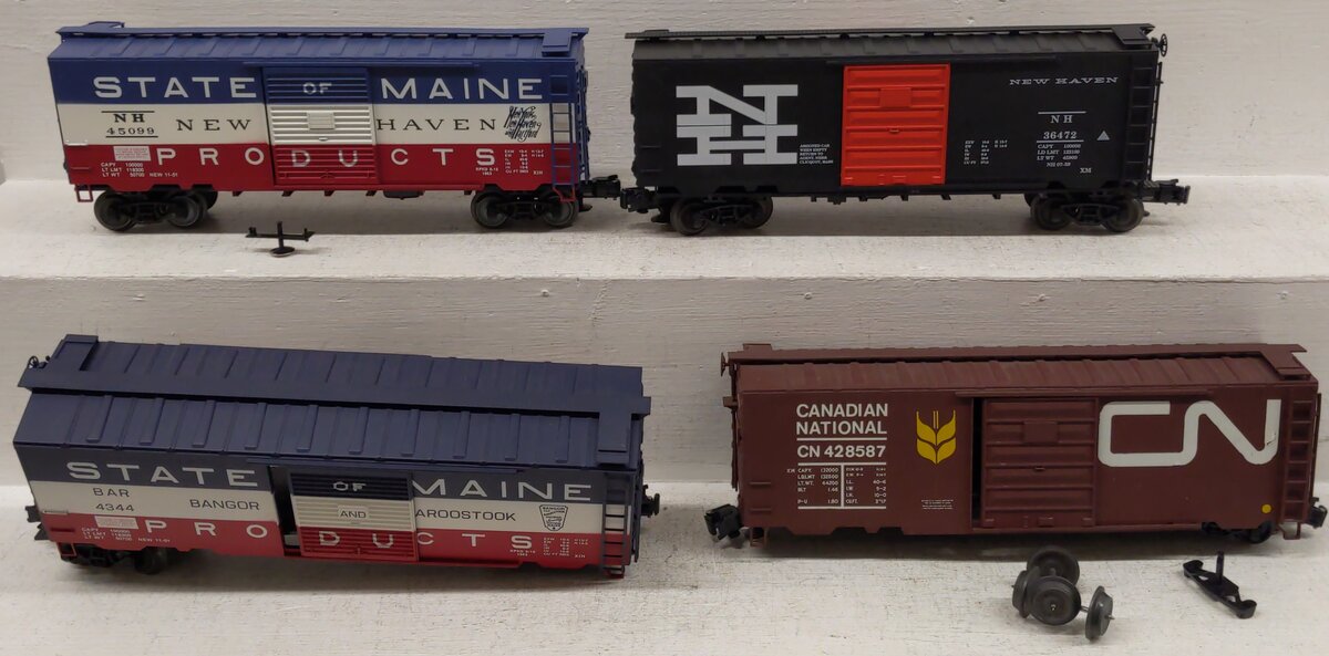 Weaver O Gauge Assorted Freight Cars 4344, 45099, 428587, 36472 [4]