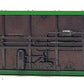 Micro-Trains 05300010 N Burlington Northern Centerbeam Bulkhead Flat Car #624463 LN/Box