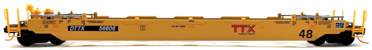 Micro-Trains 13500011 N Trailer Train TTX 70' Husky Stack Well Car #56606 LN/Box