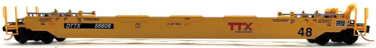 Micro-Trains 13500011 N Trailer Train TTX 70' Husky Stack Well Car #56606 LN/Box