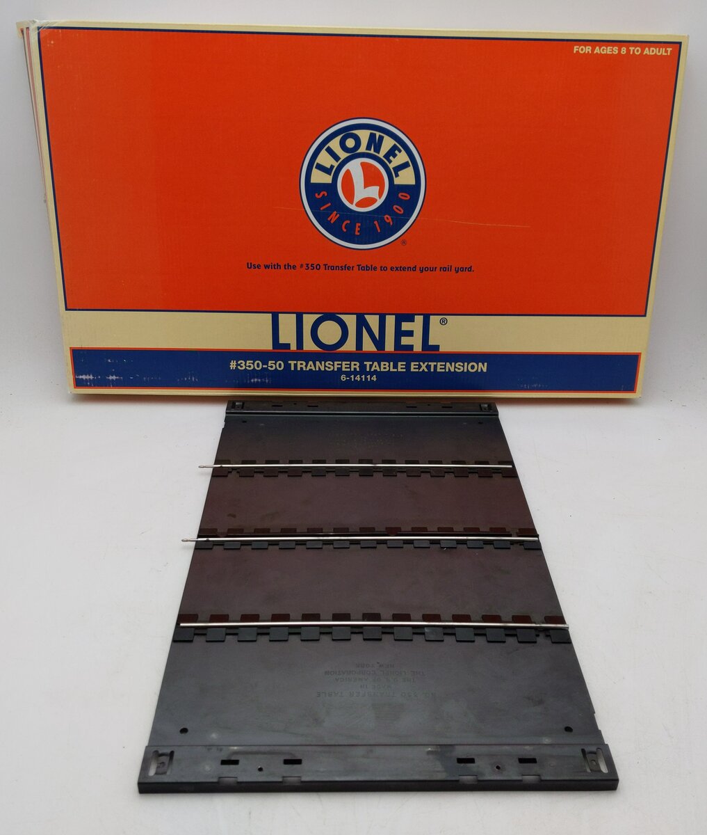 Lionel 6-14114 O Engine Transfer Table Extension LN/Box