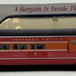 Williams O Gauge Southern Pacific "Daylight" Aluminum Combine Passenger Car EX/Box