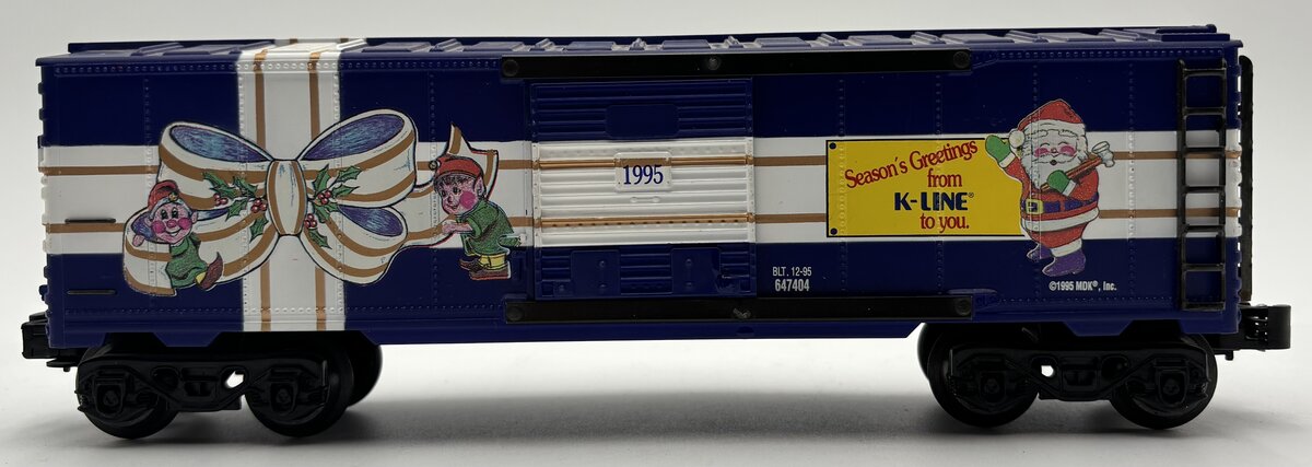 K-Line K647404 1995 Christmas Boxcar VG