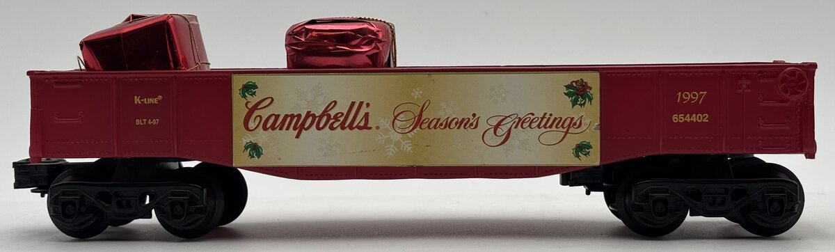 K-Line K654402 Campbells 1997 Christmas Gondola EX/Box