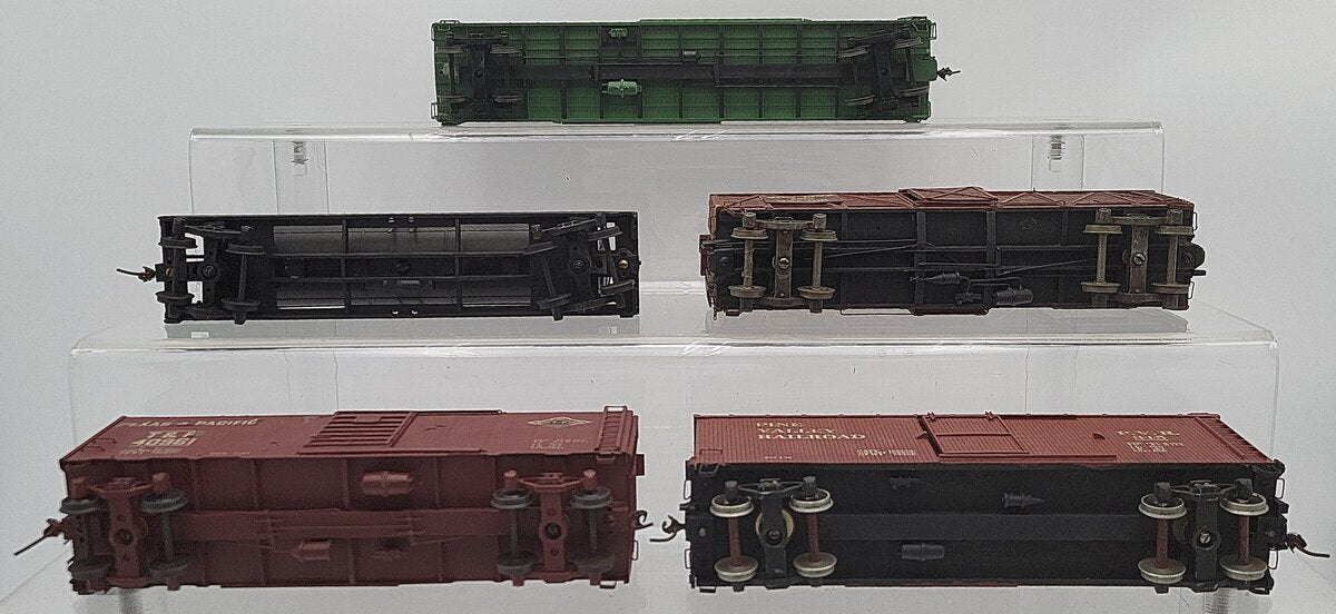 Pacific Rail & Other S Scale Assorted Freight Cars: 100160, 8076, 345, 40961 [5] VG