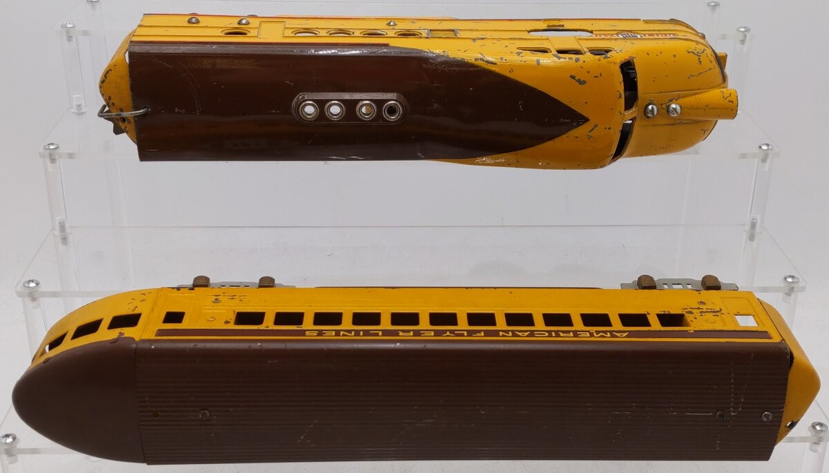 American Flyer 1684 Vintage O UP Diesel Locomotive and Observation Car